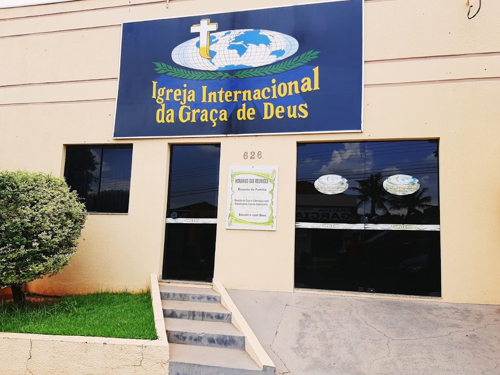 Fachada de Igreja Internacional da Graça de Deus