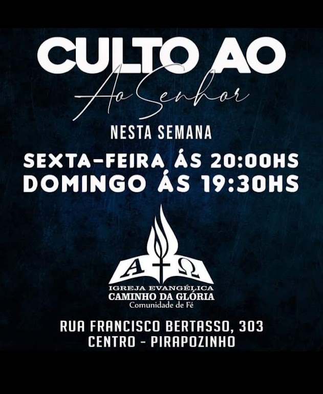 Fachada de Igreja Evangélica Caminho da Glória