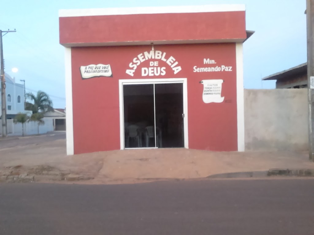 Fachada de A D Ministério Semeando Paz