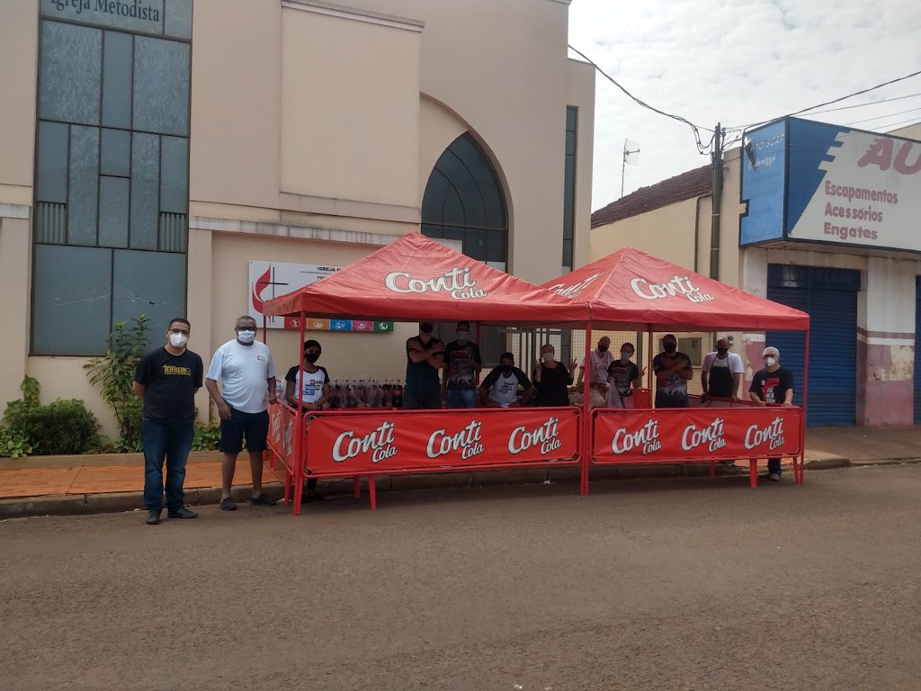 Fachada de Igreja Metodista em Cândido Mota