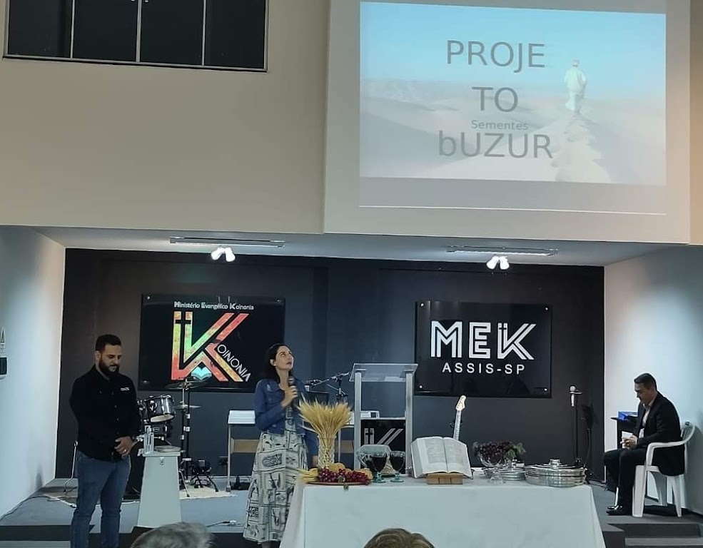 Fachada de Igreja Evangélica Koinonia - MEK - Assis/SP