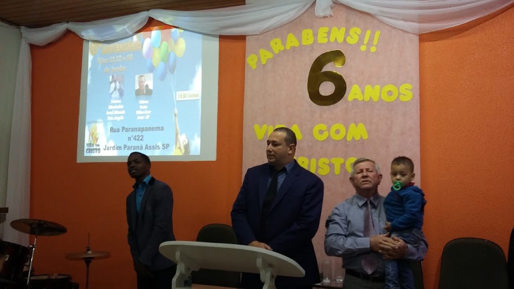 Fachada de Igreja Pentecostal Vida com Cristo