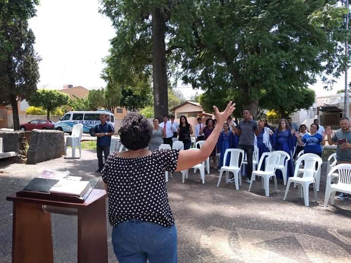 Fachada de Igreja Evangélica Reunidos em Cristo