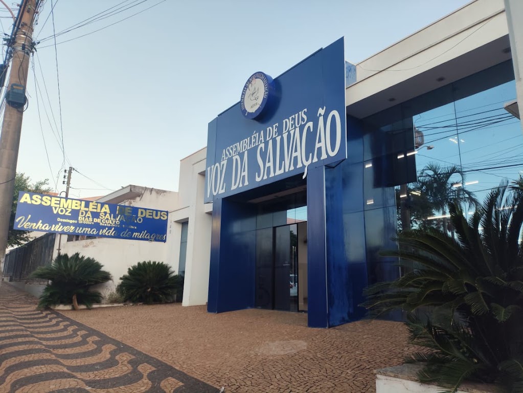 Fachada de Assembléia de Deus Voz da Salvação - Sede Jales