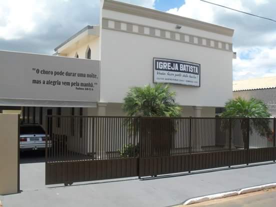 Fachada de Igreja Batista em Santa Albertina