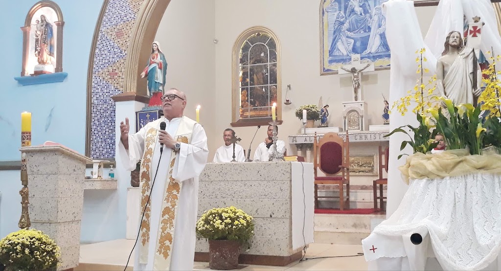 Fachada de Centro Pastoral da Paróquia Nossa Senhora do Rosário