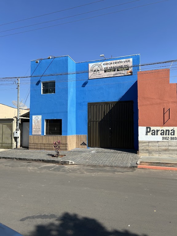 Fachada de Igreja Cristo Vive em Araguari-MG