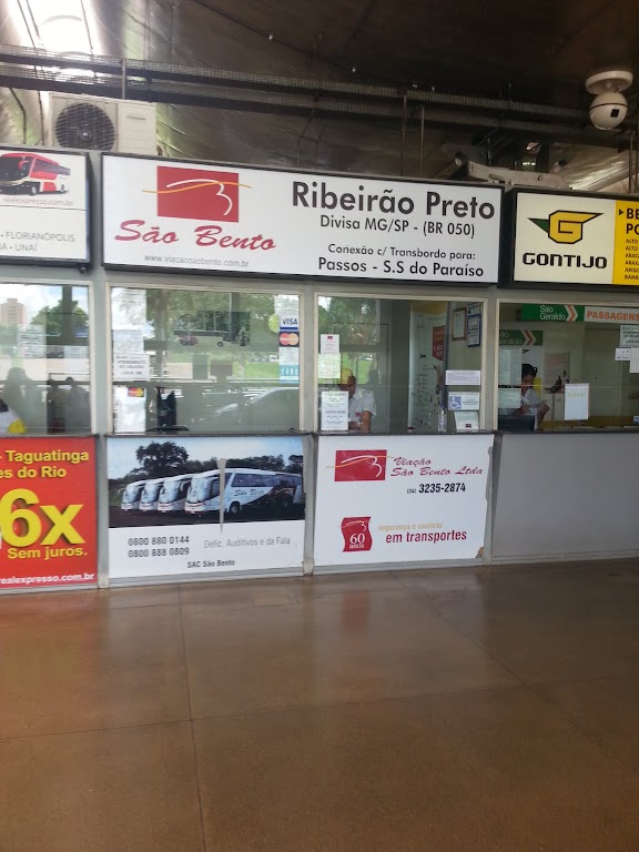 Fachada de Viação São Bento