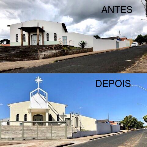 Fachada de Igreja São Marcelino Champagnat - Comunidade São João Batista
