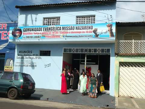 Fachada de Comunidade Evangélica Missão Nazareno