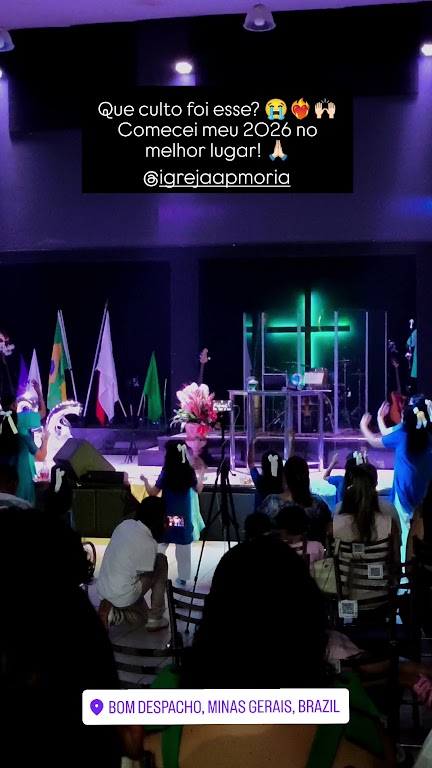 Fachada de Igreja Apostólica Moriá