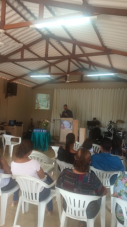 Fachada de 1° Igreja Batista em Cristais MG
