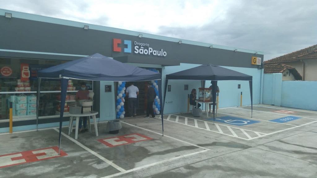 Fachada de Drogaria São Paulo