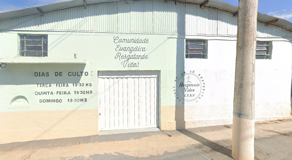 Fachada de Comunidade Evangélica Resgatando Vidas