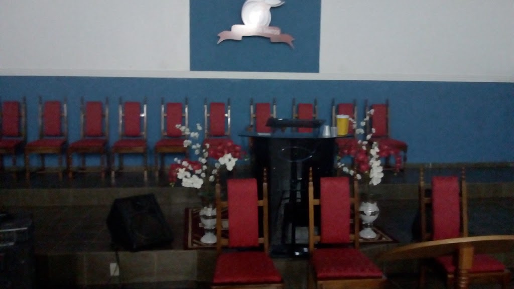 Fachada de Assembleia de Deus Ministério de Santos - Cajuru