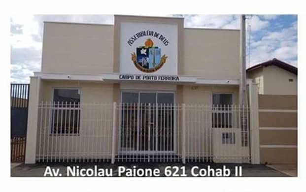 Fachada de Igreja Assembleia de Deus Kadosh - Mococa SP
