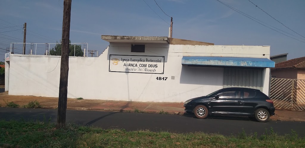 Fachada de Igreja evangélica pentecostal aliança com Deus ministérios três aliança Orlândia SP