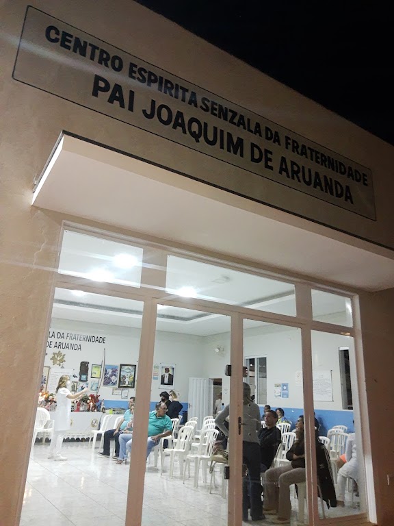Fachada de Centro Espírita Senzala da Fraternidade Pai Joaquim de Aruanda