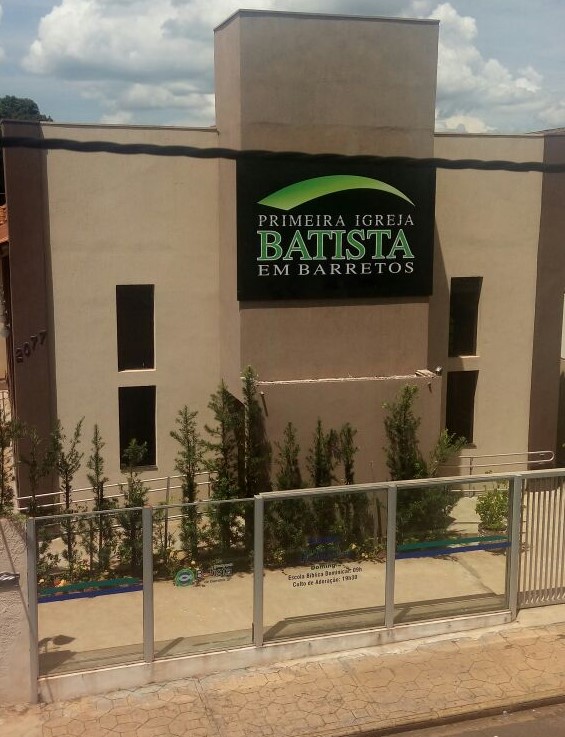 Fachada de Primeira Igreja Batista em Barretos