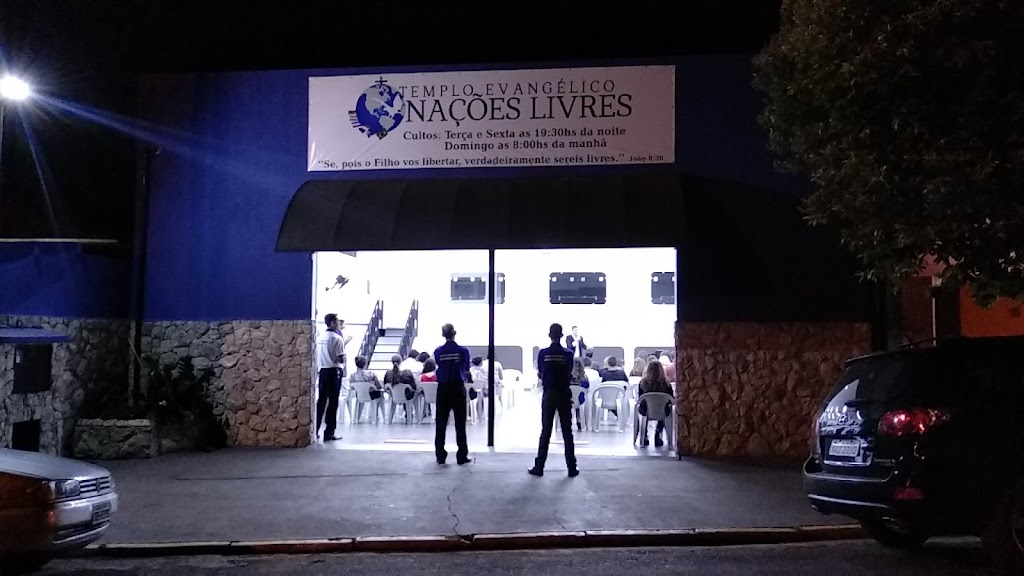 Fachada de Templo Evangélico Nações Livres