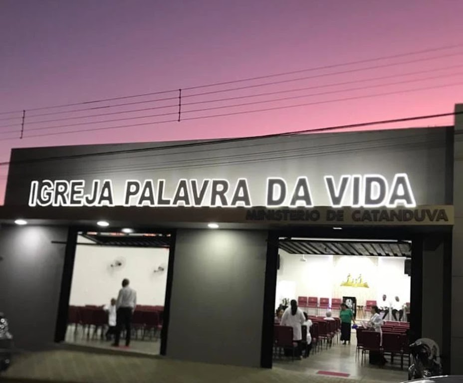 Fachada de Igreja Palavra Da Vida Ministério Catanduva
