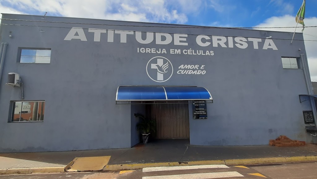 Fachada de Atitude Cristã Igreja Em Células