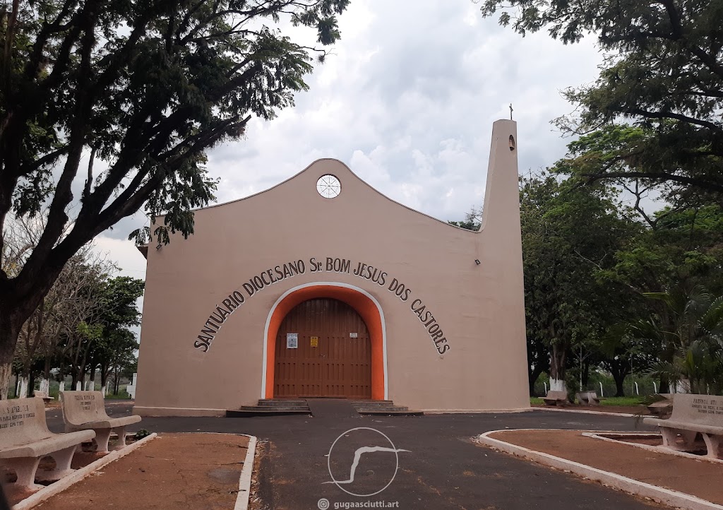 Fachada de Santuário Bom Jesus dos Castores