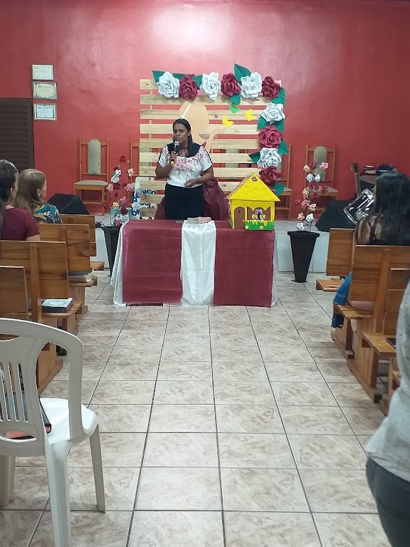Fachada de Assembleia de Deus de Marilia em Guaimbê