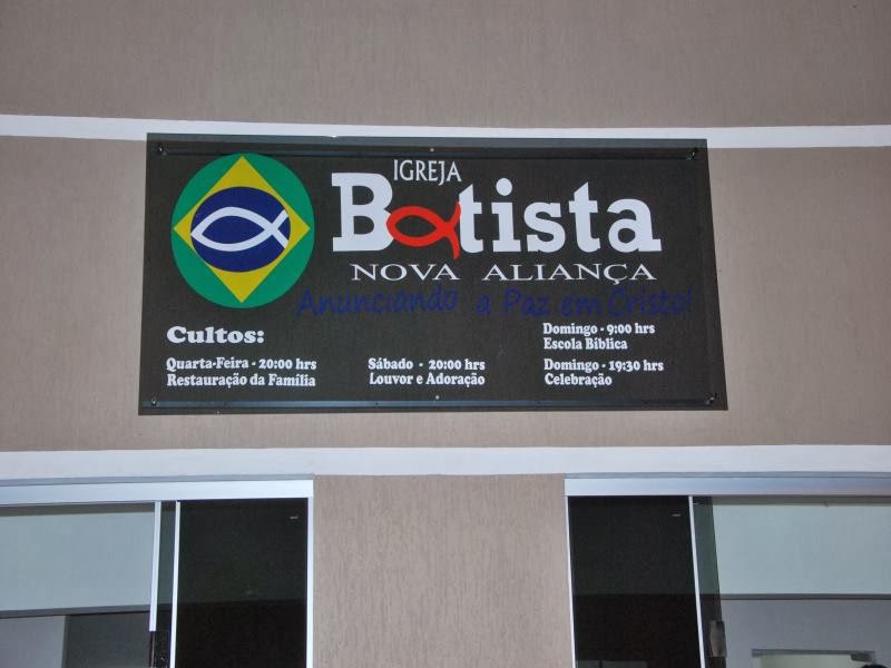 Fachada de Igreja Batista Nova Aliança