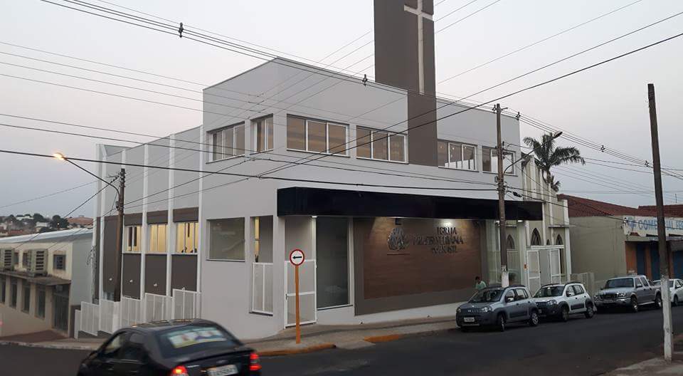 Fachada de Igreja Presbiteriana de Pederneiras