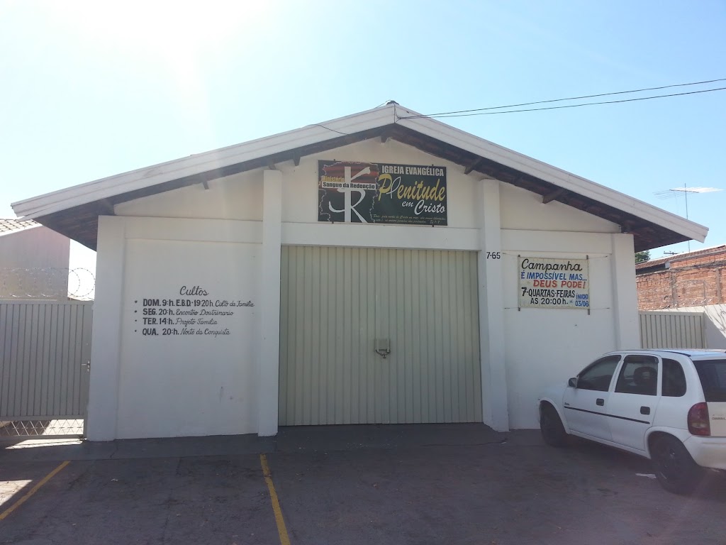 Fachada de Igreja Evangélica Plenitude em Cristo