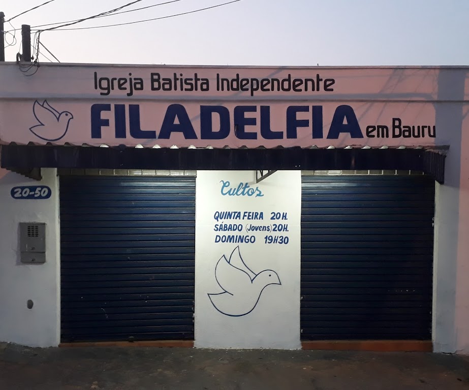 Fachada de Igreja Batista Independente Filadélfia em Bauru