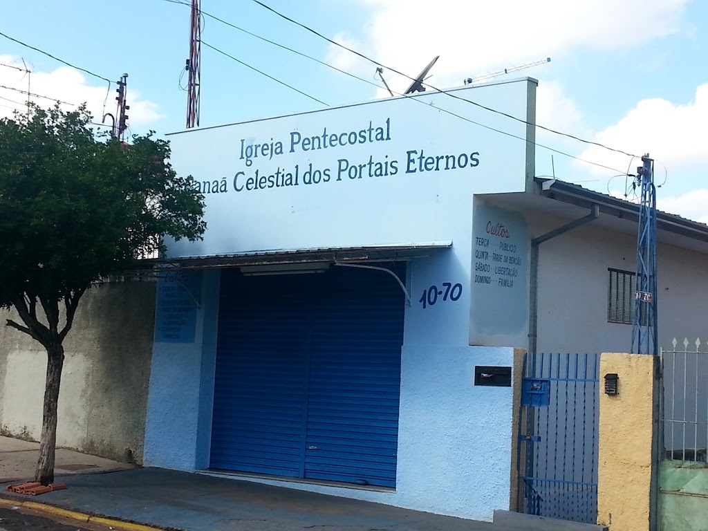 Fachada de Igreja Pentecostal Canaã Celestial dos Portais Eternos