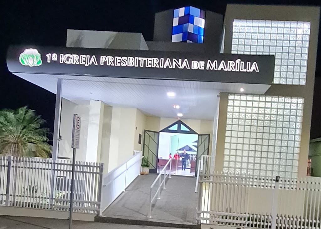 Fachada de 1ª Igreja Presbiteriana de Marília