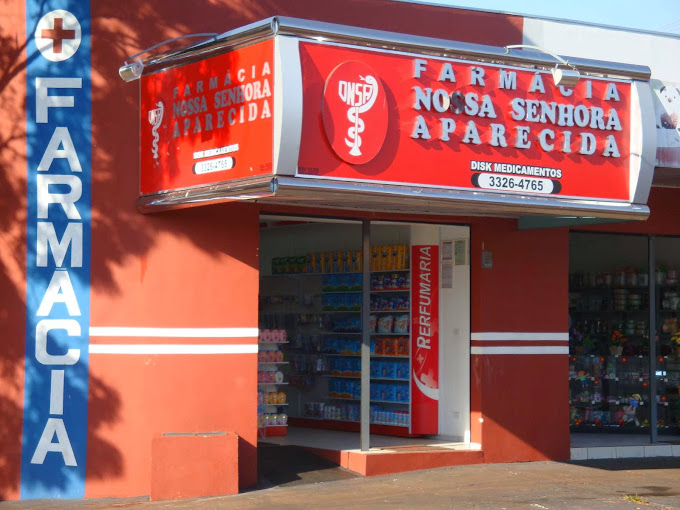 Fachada de Farmácia Nossa Senhora Aparecida