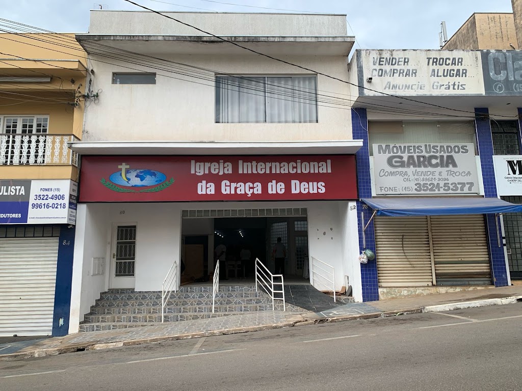 Fachada de Igreja Internacional Graça Deus