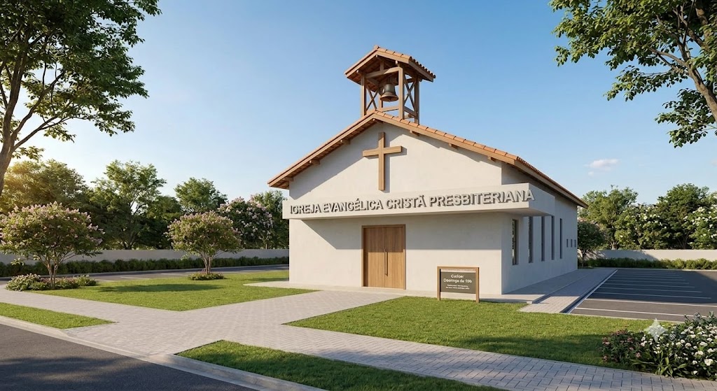 Fachada de Igreja Evangélica Cristã Presbiteriana (Bairro do Braganceiro)