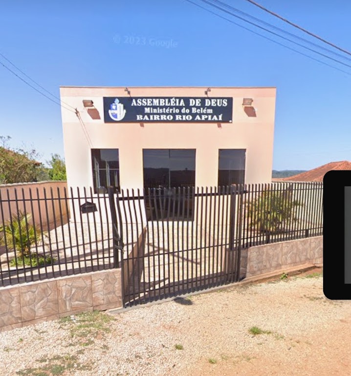 Fachada de Igreja Assembleia de Deus Rio Apiai