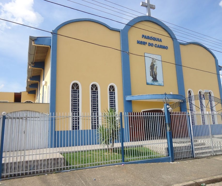 Fachada de Paróquia Nossa Senhora do Carmo - Jardim Tatiana - Votorantim-SP