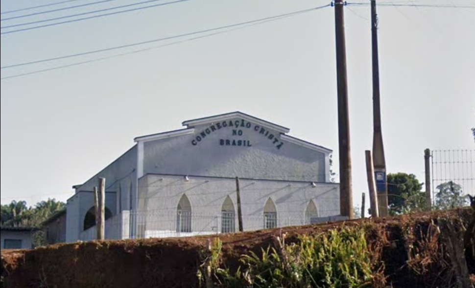 Fachada de Congregação Cristã No Brasil Capela de São Roque, São Miguel Arcanjo - SP