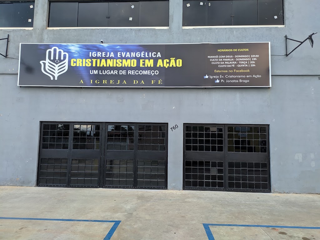 Fachada de Assembléia de Deus Cristianismo em Ação
