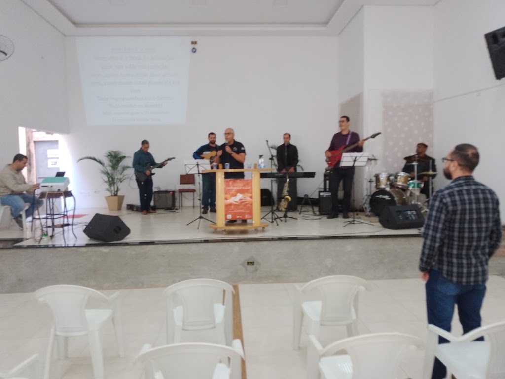 Fachada de Primeira Igreja Batista em Rio das Pedras