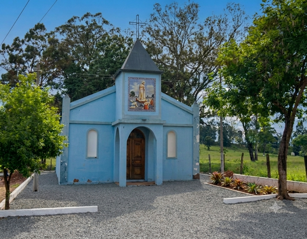 Fachada de Capela Nossa Senhora de Fátima (Bairro Abaulado)