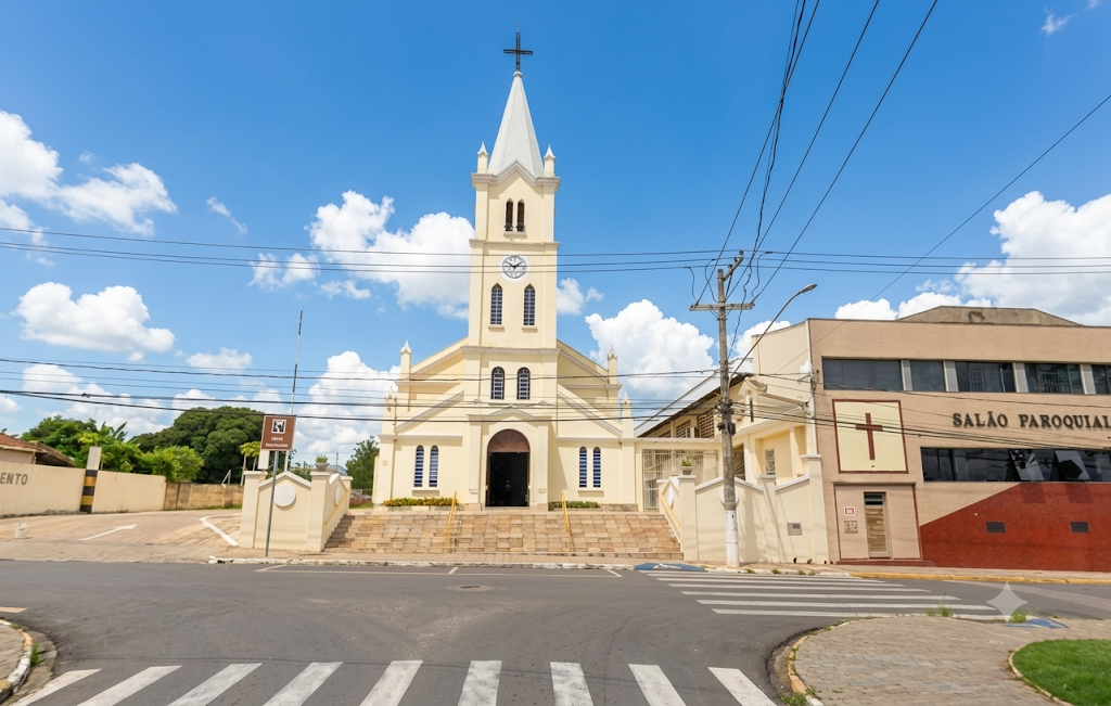 Fachada de Paróquia São Roque