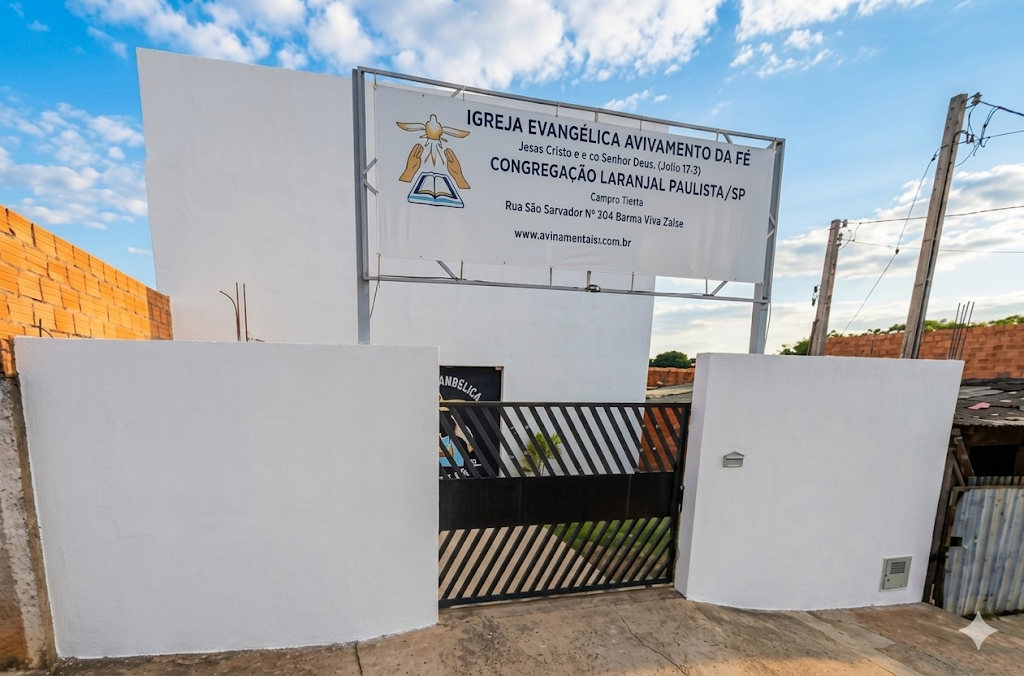 Fachada de Igreja Avivamento da Fé