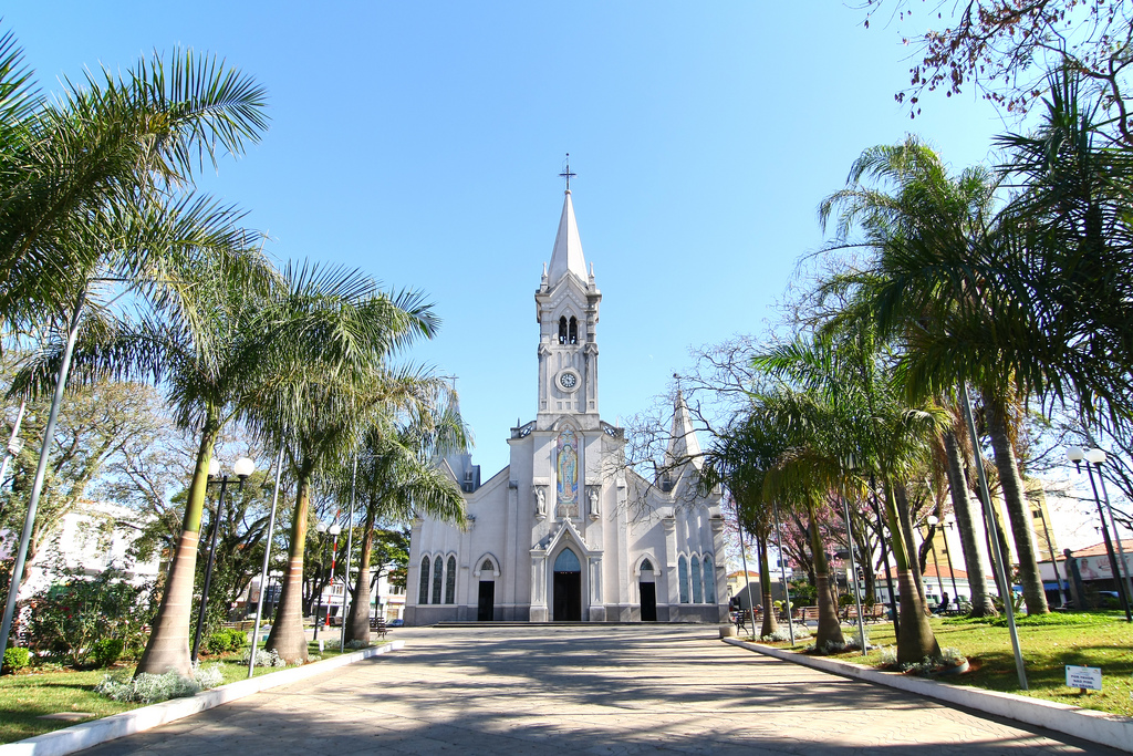 Fachada de Santuário Arquidiocesano São João Batista