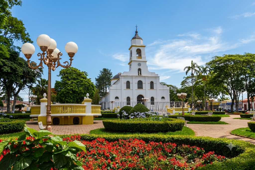 Fachada de Paróquia São João Batista