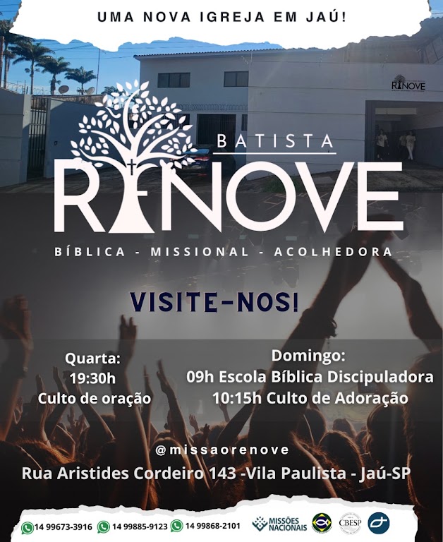 Fachada de Igreja Batista Renove