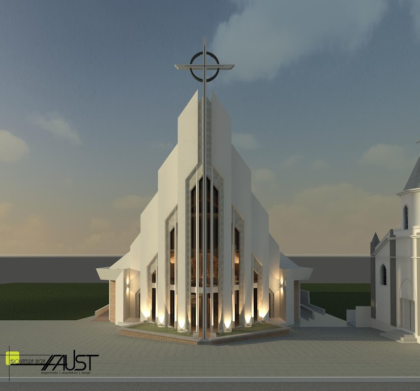 Fachada de Paróquia Santo Antônio