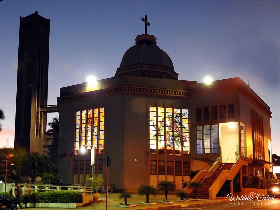Fachada de Paróquia São Sebastião
